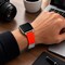Elegani Mesh Rubber Watch Replacement Band Compatible with Apple Watch 41mm, Orange MRSA-ORG-41mm - alternate 3