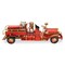 Homeroots 6" Red and Gold Metal Hand Painted Early 20th Century Red Fire Engine Model Car 489419 - alternate 4