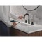 Delta Nicoli 2-Handle Widespread Pull-Down Bathroom Faucet, 6.81 in, Matte Black/Champagne Bronze 35749LF-GZPD - alternate 6