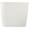 Idesign Wastebasket Kent 2 gal White Plastic Oval White 93441 - alternate 2
