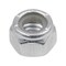 Hillman Nylon Lock Nut 1/4-20" Zinc-Plated Steel USS Zinc-Plated 180147 - alternate 3