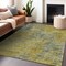 Homeroots 3' X 5' Gold Green And Gray Abstract Washable Indoor Outdoor Area Rug 603587 - alternate 7