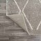 Jonathan Y Catala Moroccan Diamond Shag Gray/Ivory 5 ft. x 8 ft. Area Rug MOH405B-5 - alternate 4
