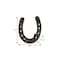 Homeroots 4in Antiqued Bronze Cast Iron Horseshoe Wall Hook 724075 - alternate 4