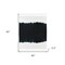 Homeroots 50" X 60" Black and White Woven Cotton Ombre Throw Blanket with Fringe 516579 - alternate 2