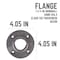 B & K STZ Industries 1-1/4 in. FIP each Black Malleable Iron Floor Flange 310UF-114 - alternate 6