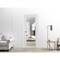 Sartodoors Slab Barn Door Panel Clear Glass, Lucia 2666 White Silk and Aluminum Strips, Sturdy Finished Doors LUCIA2666S-WS-36 x 80 - alternate 4