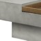 Homeroots 32" Gray Cement Square Distressed Pedestal Coffee Table 572274 - alternate 8