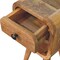 Homeroots 16" Brown Solid Wood Square One Drawer Nightstand 651503 - alternate 13