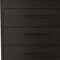 Homeroots 59" Black Six Drawer Double Dresser 403750 - alternate 4