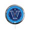 Holland Bar Stool Villanova University 16 LED Wall Clock ClkL16 - alternate 1