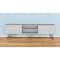 Homeroots 71" White Cabinet Open And Enclosed Storage TV Stand 546404 - alternate 3