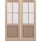 Doornmore G5004, 74.5" x 98" ( 2x36" Door) Left Hand, Mahogany SDL 4 Lite, 1/2 Lite Exterior Door G5004-SW-3696_2_LI - alternate 7