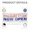 Signmission Discount Store Now Open, 36 Inch x 96 Inch, Vinyl Banner B-96-30546 - alternate 4