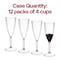 Smarty Had A Party 8 oz Clear Stripe Round Disposable Plastic Champagne Flutes 48 Champagne Flutes, 48PK 1708-CASE - alternate 6