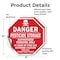 Signmission Danger Pesticide Storage Authorized, 4 inch X 4 inch, Vinyl Decal, 2PK OC-D-2PACK-4-45 - alternate 4