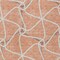 Homeroots 9' X 12' Salmon And Ivory Geometric Washable Indoor Outdoor Area Rug 612903 - alternate 6