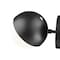 Z-Lite Realm Sphere 1 Light Wall Sconce, Matte Black/Matte Opal, 6.25 In W 7517-1S-MB - alternate 3