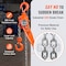 Vevor Lever Block Chain Hoist G80 Ratchet Hoist 3300lb Capacity 20ft Lifter HS1.5-6 - alternate 5