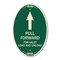 Signmission Pull Forward for Valet Load and Unload With , 12 In X 18 In Architectural, Heavy Gauge Aluminum A-OV-G-1218-23231 - alternate 1