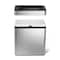 Simplehuman 3 gal Rectangular Trash Can, Silver, Swing, Stainless Steel, 6 1/4 in CW1225 - alternate 4