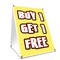 Signmission Buy 1 Get 1 Free, 24 Inch x 18 Inch A-frame Yard Sign, Plastic Sign SBC-1824-Buy 1 Get 1 Free - alternate 1
