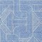 Homeroots 3' X 5' Blue And Ivory Abstract Washable Indoor Outdoor Area Rug 594917 - alternate 7