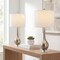 Jonathan Y Dylan 25" Metal/Crystal Teardrop LED Table Lamp, Nickel, 2PK JYL5010B-SET2 - alternate 5