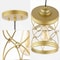 Jonathan Y Marelle 6.5" 1-Light Farmhouse Industrial Iron Filigree Caged Jar LED Pendant, Gold Painting, 3PK JYL7909A-SET3 - alternate 7