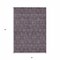Homeroots 3' X 5' Purple Beige And Taupe Floral Washable Indoor Outdoor Area Rug 582302 - alternate 8