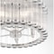 Euf Glasbury, Flush Mount, 5-Light, 18", Polished Nickel, Ribbed Glass 49185-027 - alternate 5