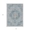 Homeroots 10' X 14' Blue Floral Medallion Washable Indoor Outdoor Area Rug 607901 - alternate 6