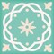 Homeroots 12" X 12"  Mint Green Aquamarine Mosaic Peel and Stick Removable Tiles 556422 - alternate 7