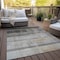 Homeroots 10' X 14' Brown Ombre Washable Non Skid Indoor Outdoor Area Rug 563636 - alternate 6
