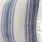 Homeroots Set of Two 18" Blue and Cream Cotton Throw Pillows with Fringe, 2PK 554604 - alternate 3