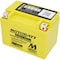 Motobatt 4.7Ah AAGM Powersports Battery replaces YTX4L YTX4LBS YT4LBS YB4LA YB4LB MBTX4U - alternate 1
