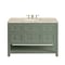 James Martin Vanities Breckenridge 48" Single Vanity, Smokey Celadon, w/ 3 CM Tajnar Eclos Top 330-V48-SC-3TJR - alternate 1