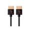 Monoprice Slim HDMI Cable, 3 ft.Black 13580 - alternate 2