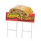 Signmission Apple Strudel Die Cut Yard & Stake outdoor plastic coroplast window, C-DC-2436-DS-Apple Strudel19 C-DC-2436-DS-Apple Strudel19 - alternate 1