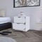 Homeroots 19" White Wood Two Drawer Nightstand 526147 - alternate 5