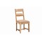 Homeroots Set of Two Brown Fabric And Wood Ladder Back Dining Side Chairs 565291 - alternate 6