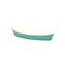 Homeroots 10in Aqua And White Cast Iron Oval Boat Shaped Tray 634797 - alternate 5