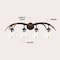 Jonathan Y Wyatt 32.5" 4-Light Southwestern Bohemian Resin/Seeded Glass Faux Antler LED Vanity Light, Brown Wood JYL6315A - alternate 6