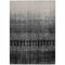 Homeroots 9' X 12' Black Ivory And Gray Ombre Washable Indoor Outdoor Area Rug 602825 - alternate 6