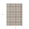 Homeroots 9' X 12' Beige Ivory And Green Plaid Washable Indoor Outdoor Area Rug 597079 - alternate 8