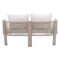 Homeroots 59" Beige Polypropylene Sofa 667649 - alternate 7