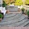 Homeroots 3' X 5' Taupe Charcoal And Ivory Abstract Washable Indoor Outdoor Area Rug 631257 - alternate 4