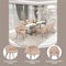 Leisuremod Elias Dining Chair Upholstered in Leather Velvet and Powder Coated Iron Legs EDC21LTP - alternate 8