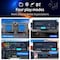 Wrightmaster 10.26 in. HD Touch Screen Car Stereo, with CarPlay, Android Auto, Dual Cameras ZR-CARDSPY - alternate 4