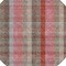 Homeroots 8' Red Pink And Pewter Round Plaid Washable Indoor Outdoor Area Rug 614001 - alternate 5
